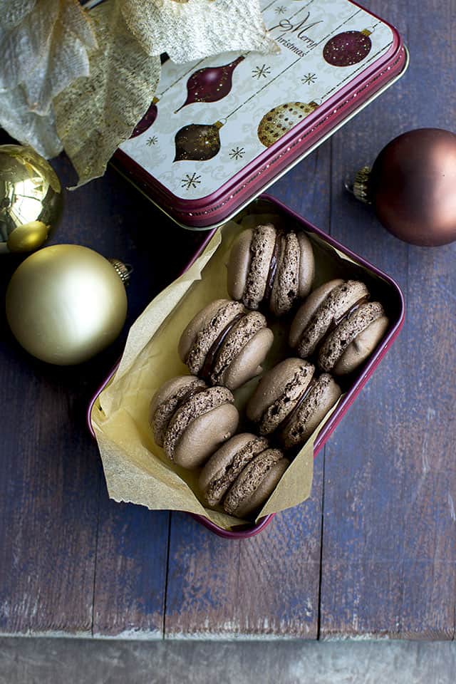 Chocolate Macarons