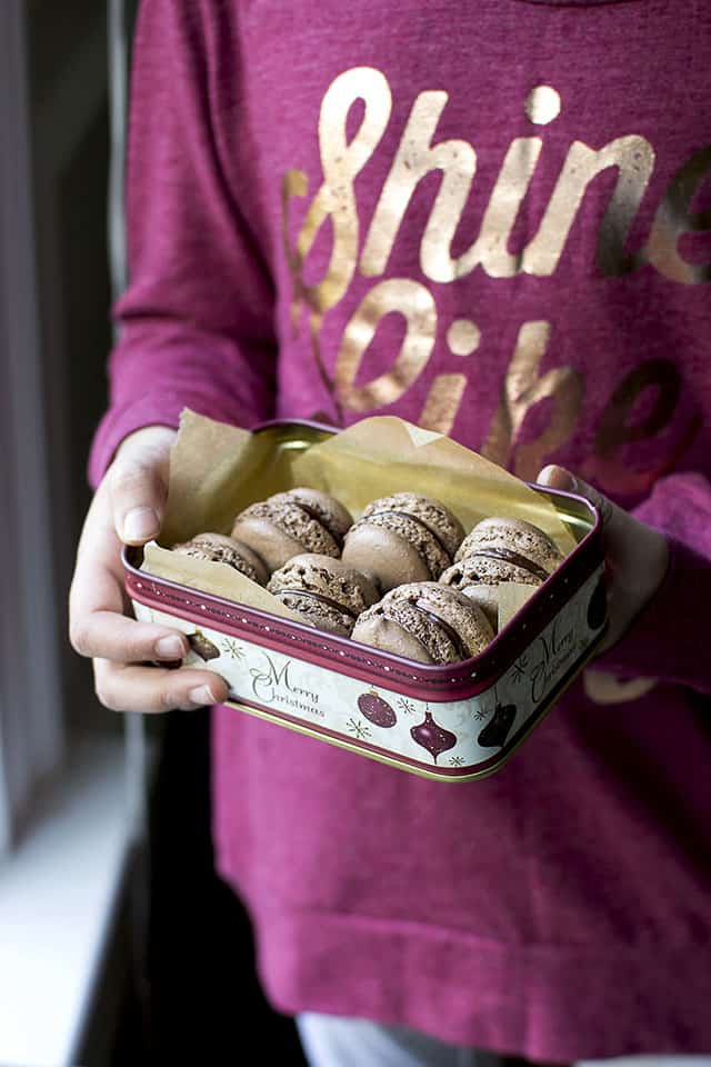 Chocolate Macarons