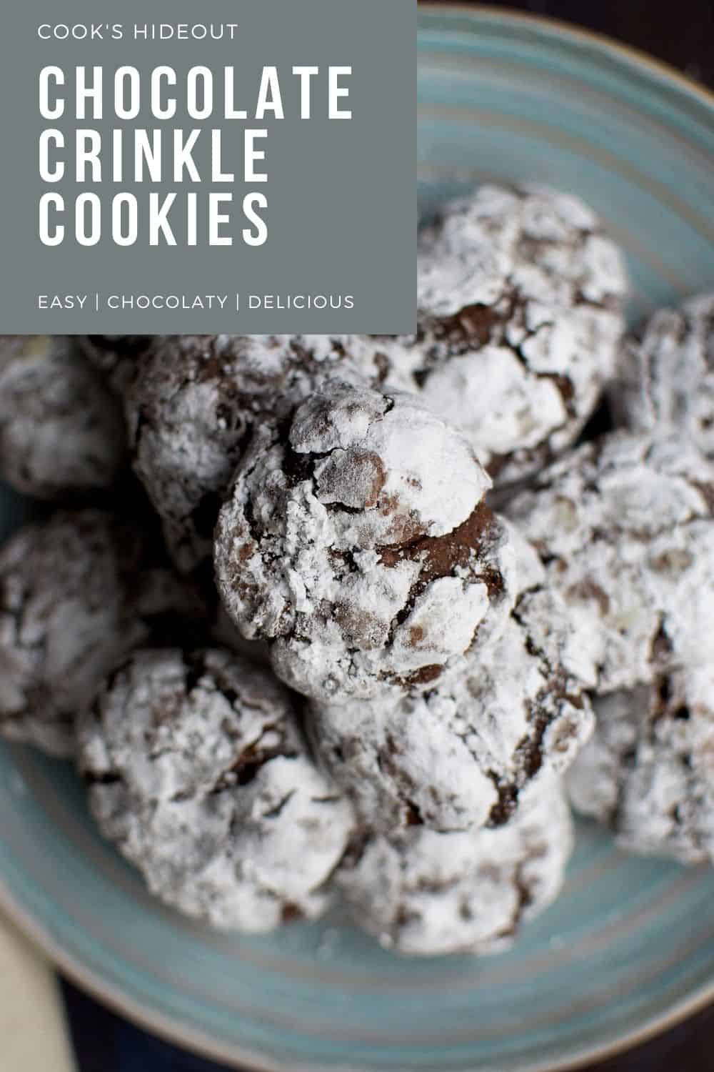 Chocolate Crinkle Cookies