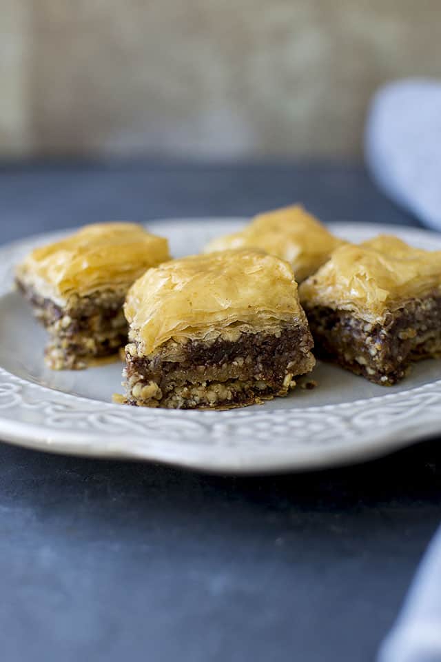 Baklava with Nutella & Nuts