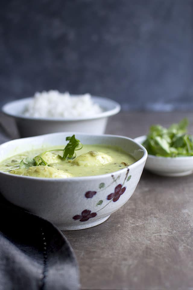 Egg Curry with Coconut Milk