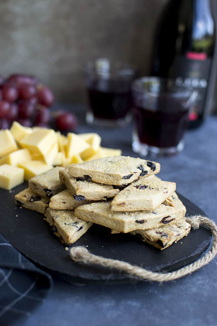 Sweet Crackers with Dried Fruit