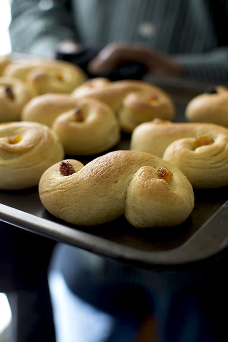 Swedish St. Lucia Buns