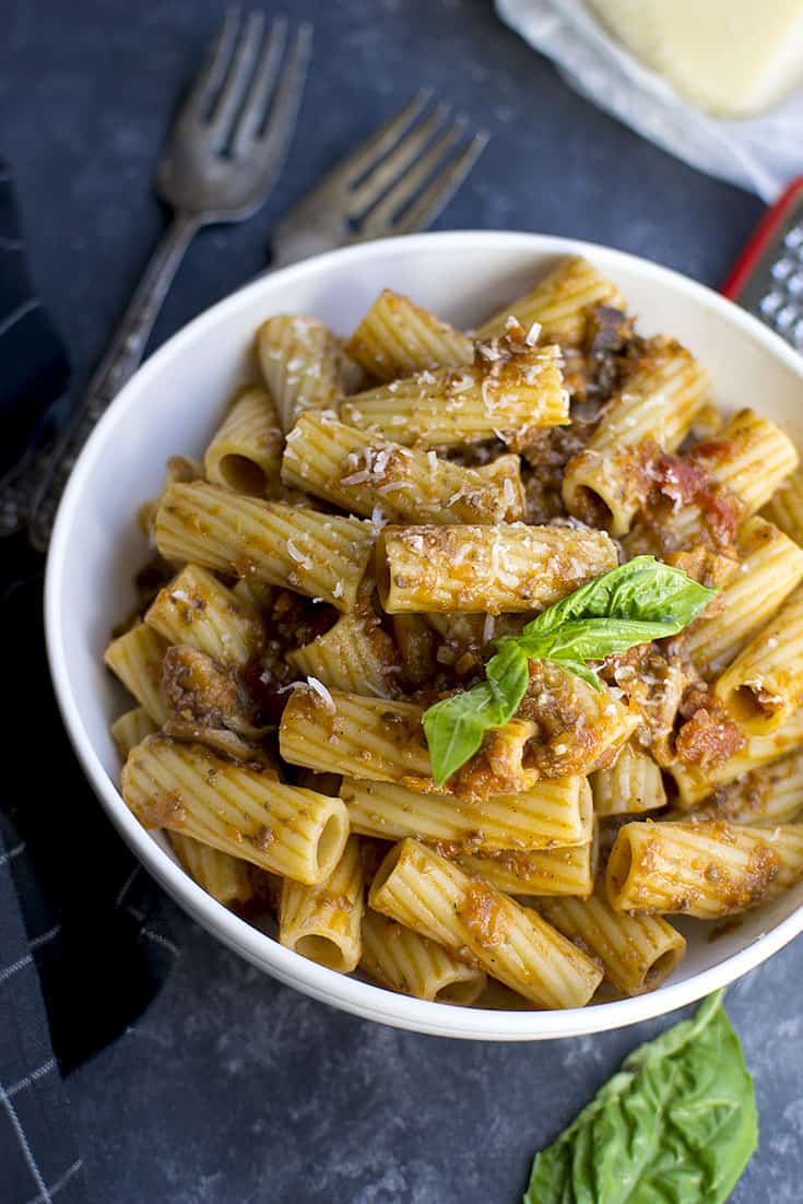 Mushroom Bolognese Sauce