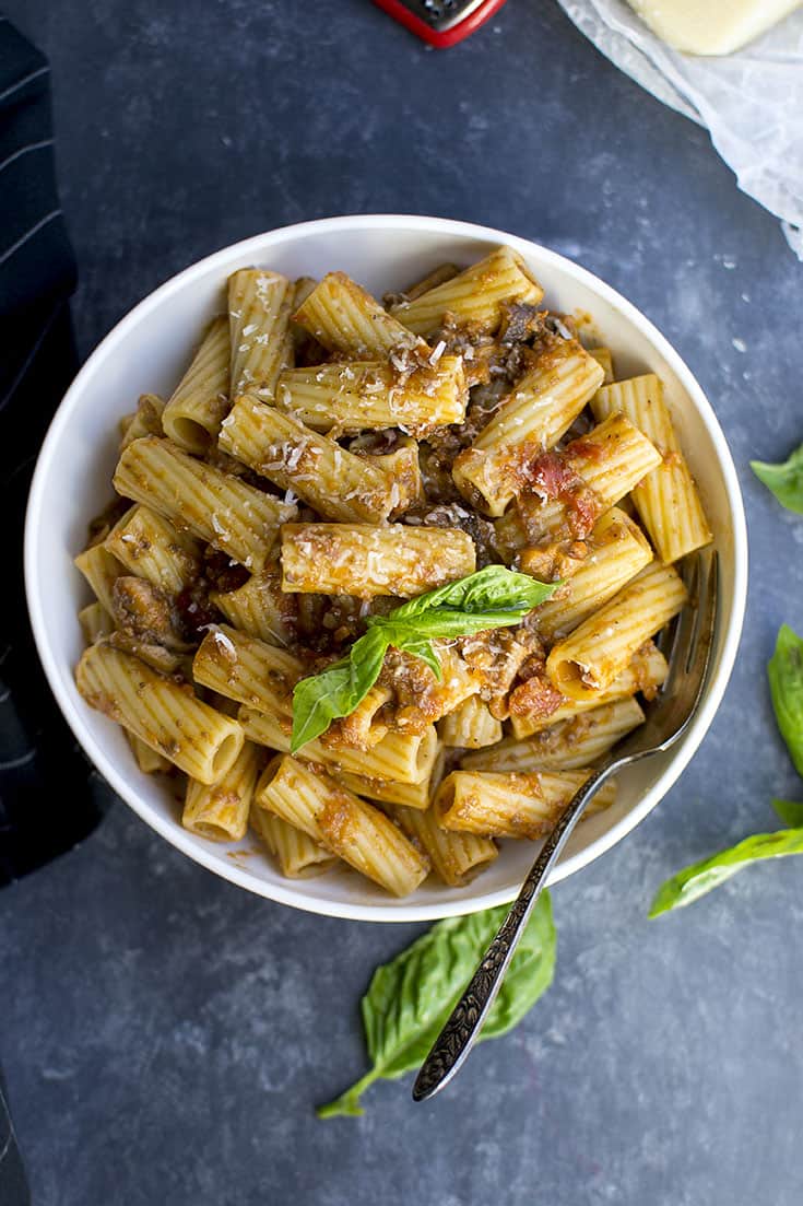 Mushroom Bolognese Sauce