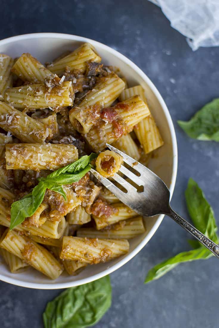 Mushroom Bolognese Sauce