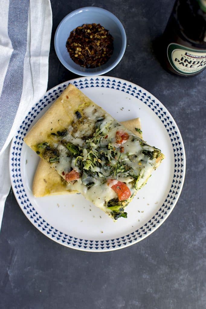 Quick Beer Crust Pizza for BreadBakers Cook's Hideout