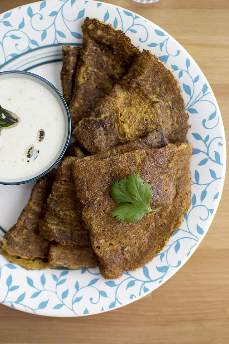 Tomato Dosa with godhuma rawa