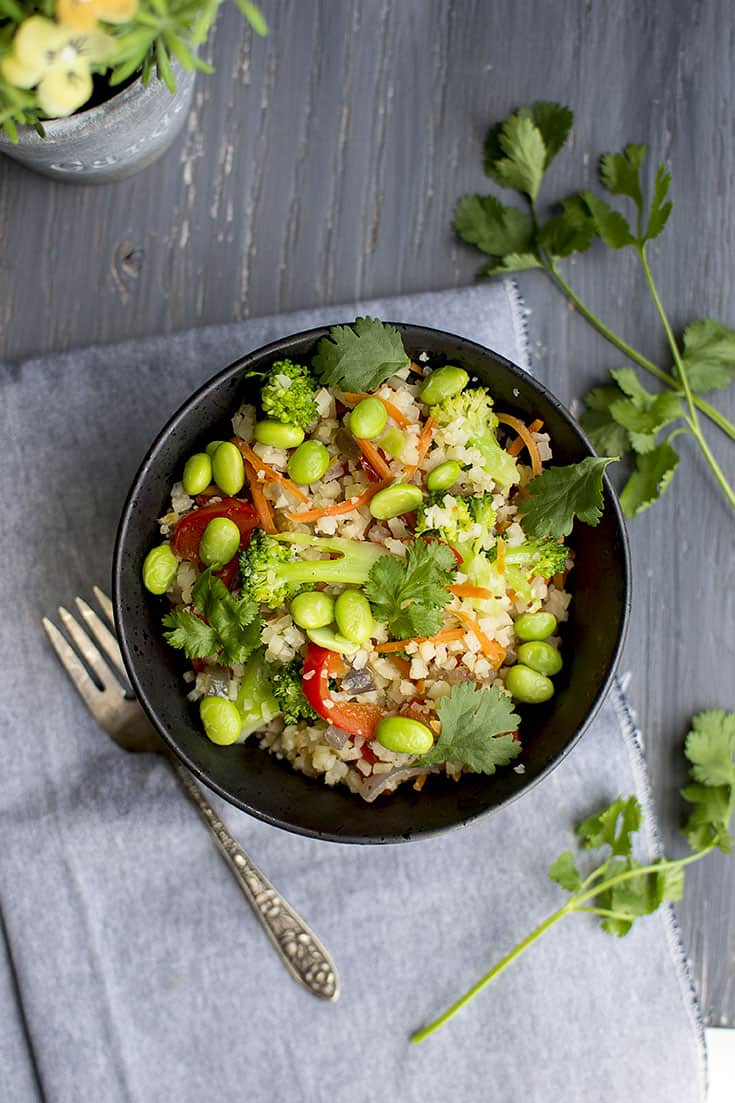 Cauliflower Rice with Veggies