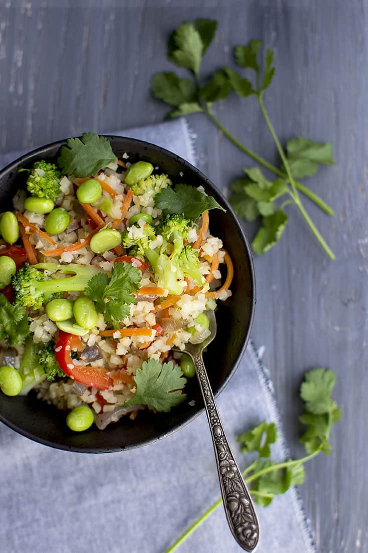 Cauliflower Rice with Veggies