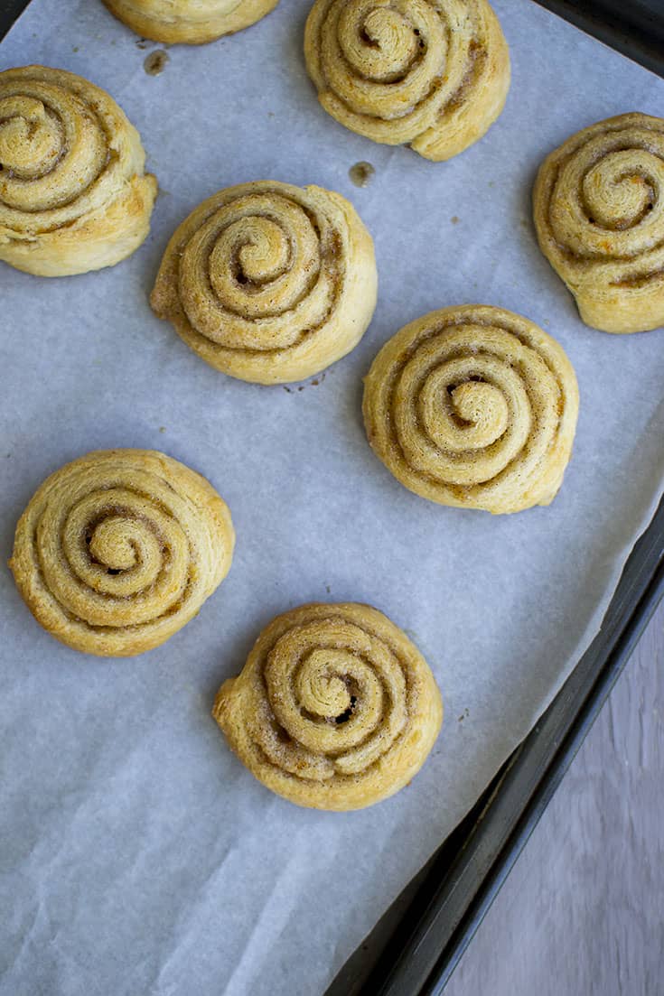 Cinnamon Rolls using Crescent Dough