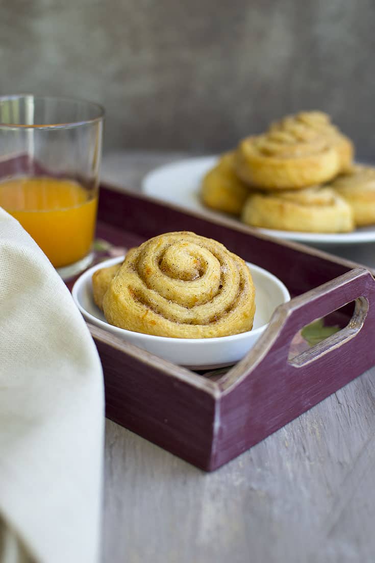 Cinnamon Rolls using Crescent Dough