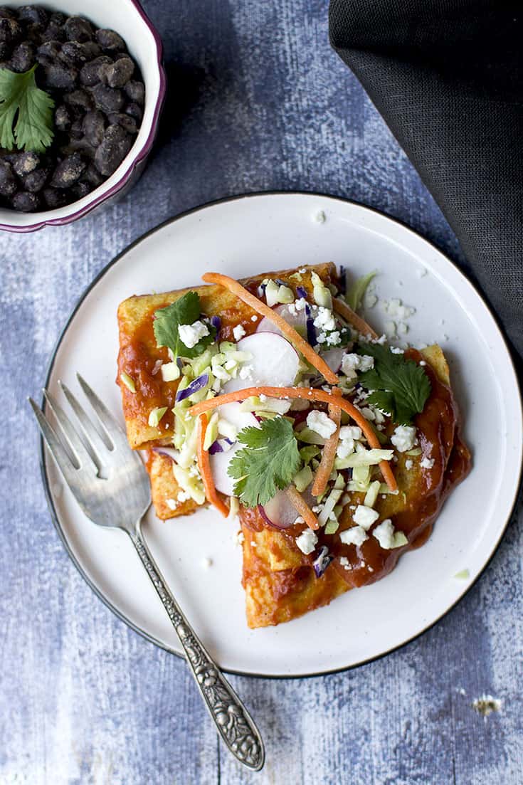 Vegetarian Street Enchilada