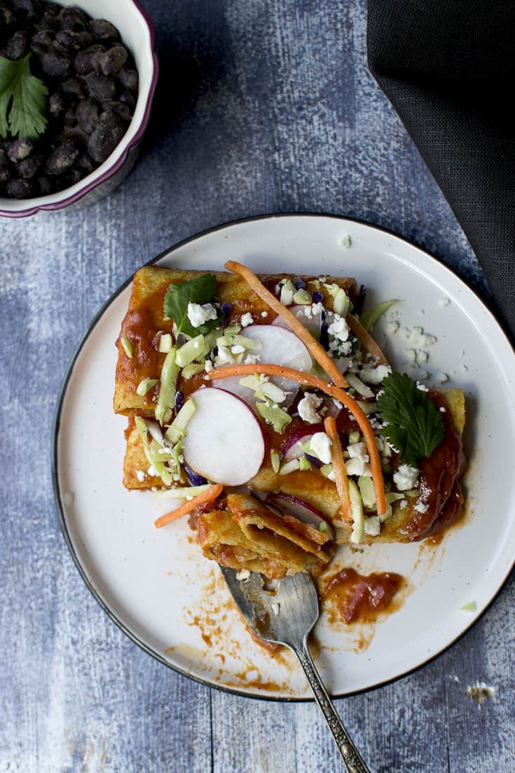 Vegetarian Street Enchilada