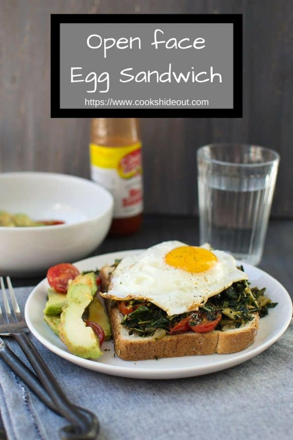 Open Face Egg Sandwich Recipe Cook's Hideout