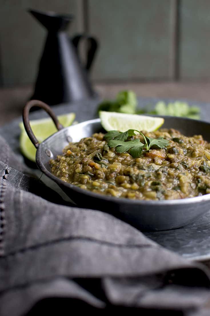 Spinach Mung beans