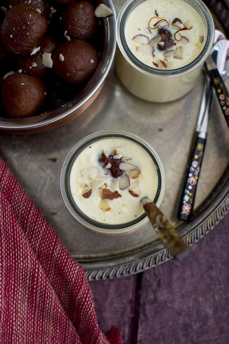 Gulab Jamun with Rabdi