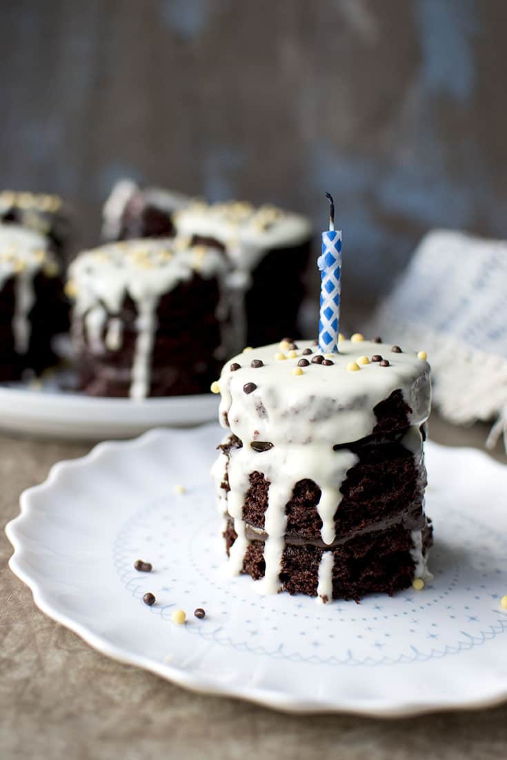 Eggless Devil's Food Cake