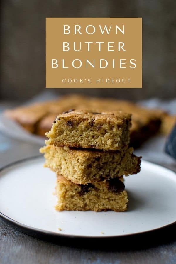 brown butter blondies