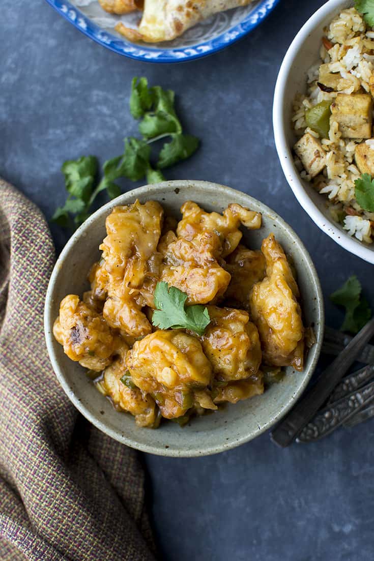 Indo-Chinese Cauliflower Fritters