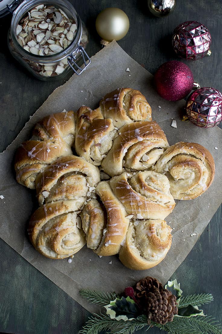 Swedish Almond Wreath Bread