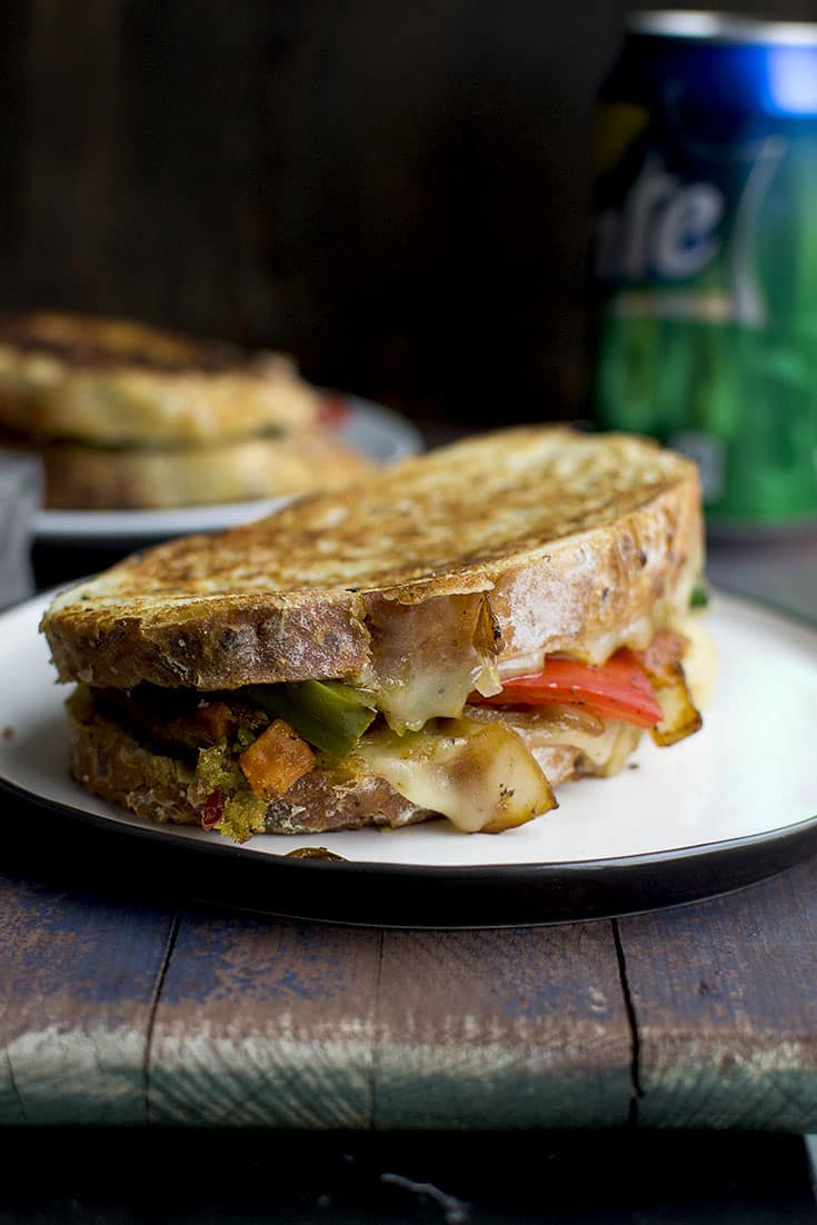 Grilled Cheese with Veggies