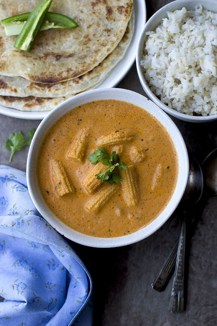 Creamy Baby Corn Masala