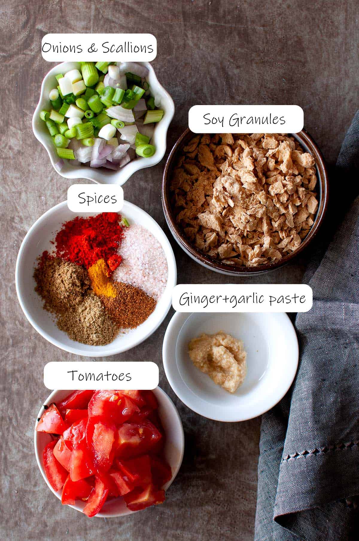 Ingredients needed to make filling - details in recipe card