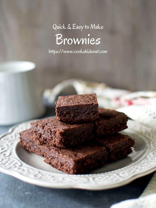 Quick Fudge Brownies