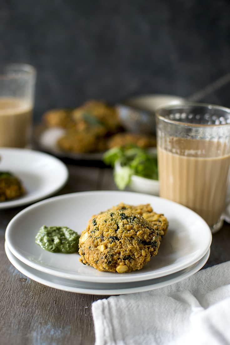 Spinach Lentil Fritter