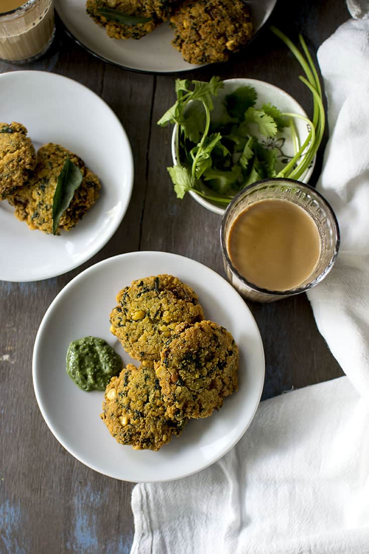 Palak Masala Vada