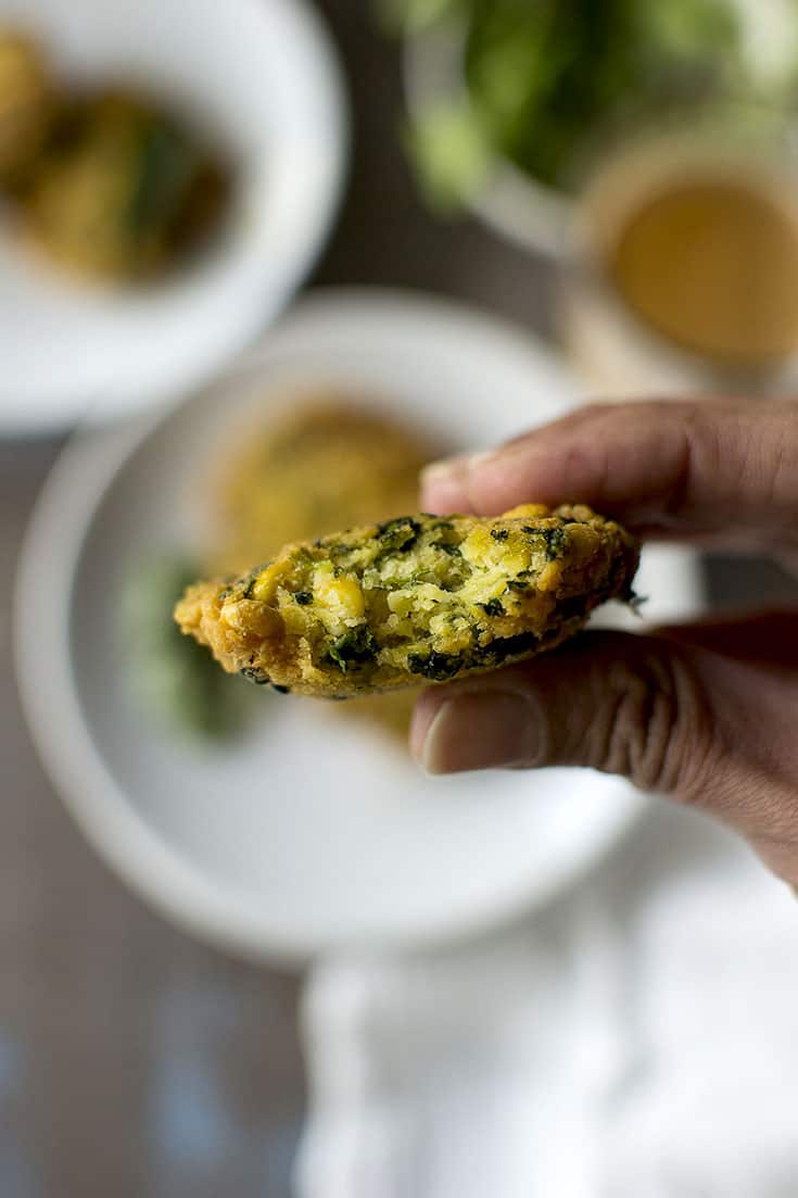 Spinach Lentil Vada