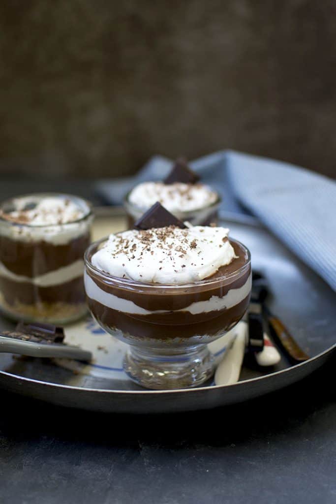 Individual Chocolate Cream Pies