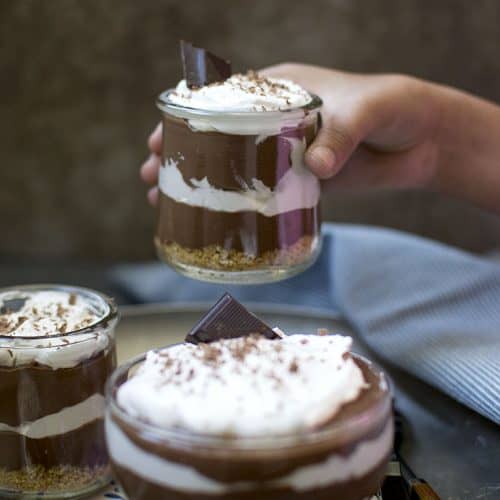 Vegan Chocolate Cream Pies