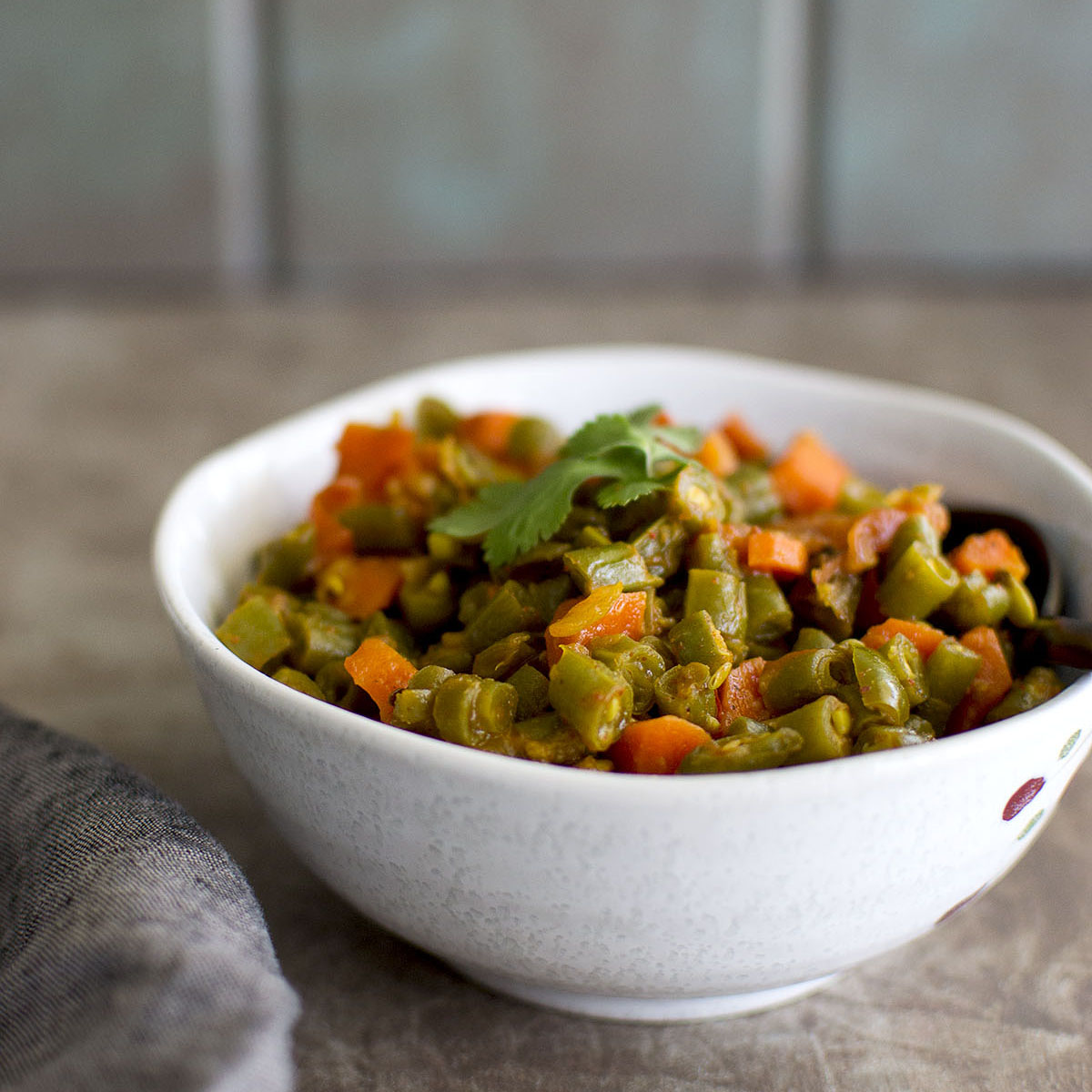 Gujarati-style carrot and cabbage stir-fry recipe