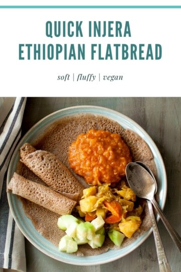 Injra Quick Injera Recipe | Ethiopian Flatbread | Cook's Hideout